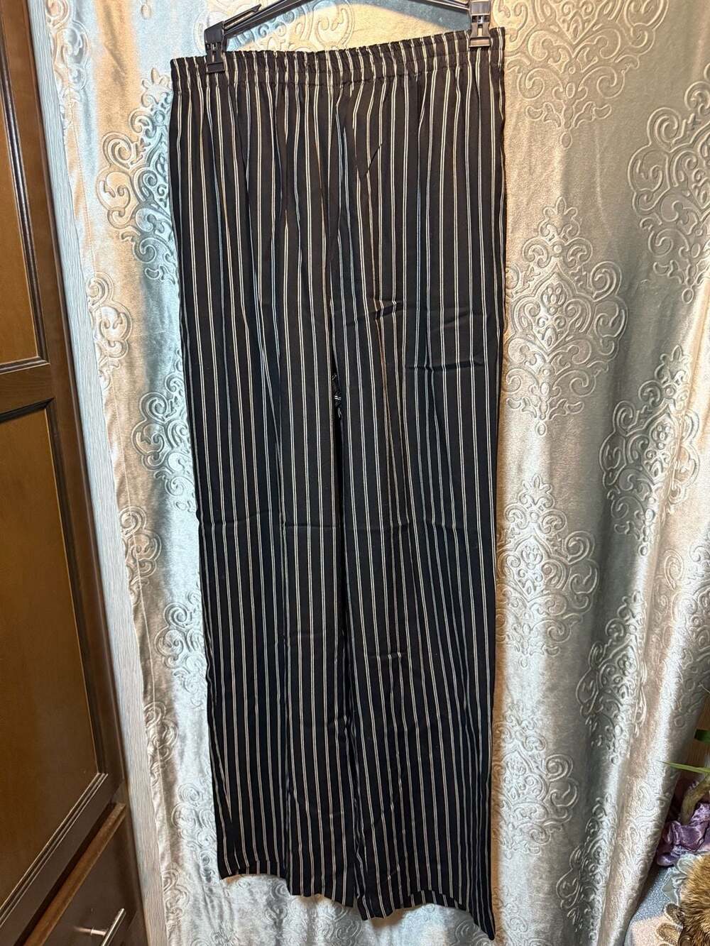 Carole Little Vintage Striped Elastic Waist Pants Size 10